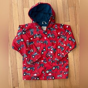Hatley Red Tractor Patterned Raincoat